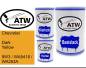 Preview: Chevrolet, Dark Yellow, 9W3 / WA9418 / WA253A: 500ml Lackdose + 500ml Klarlack + 250ml Härter - Set, von ATW Autoteile West.